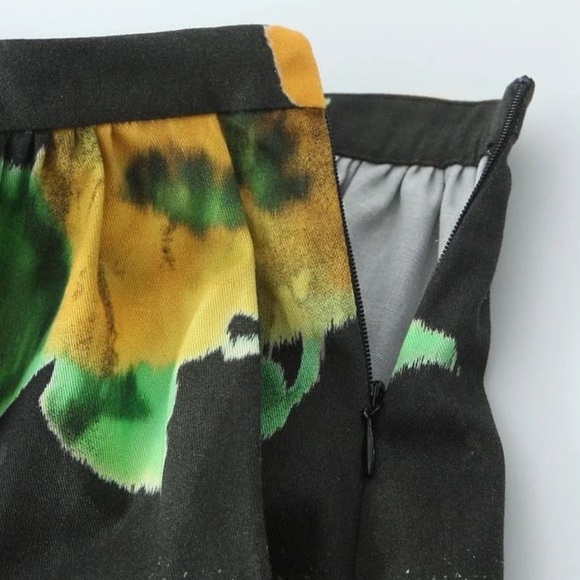 ZARA ZW WOMAN COLLECTION 2pc Co Ord Set Midi skirt & Blouse Size Medium NWT - Picture 12 of 16